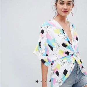 ASOS graphic print top